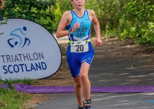 Ella Chalmers who has been selected onto the Triathlon Scotland Next Generation squad